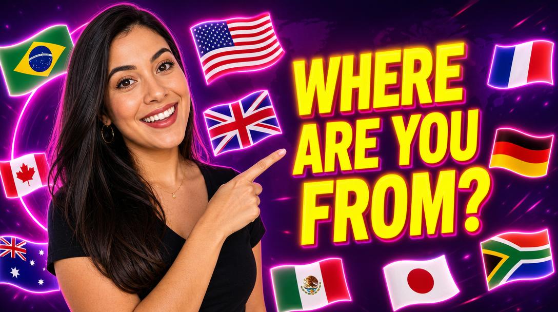 Capa da Aula 2 — Where are you from?